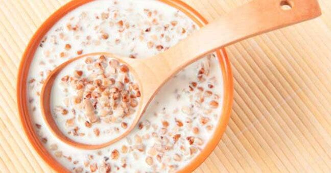 Buckwheat on kefir